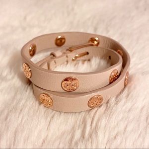 Tory Burch Rose Gold Wrap Bracelet